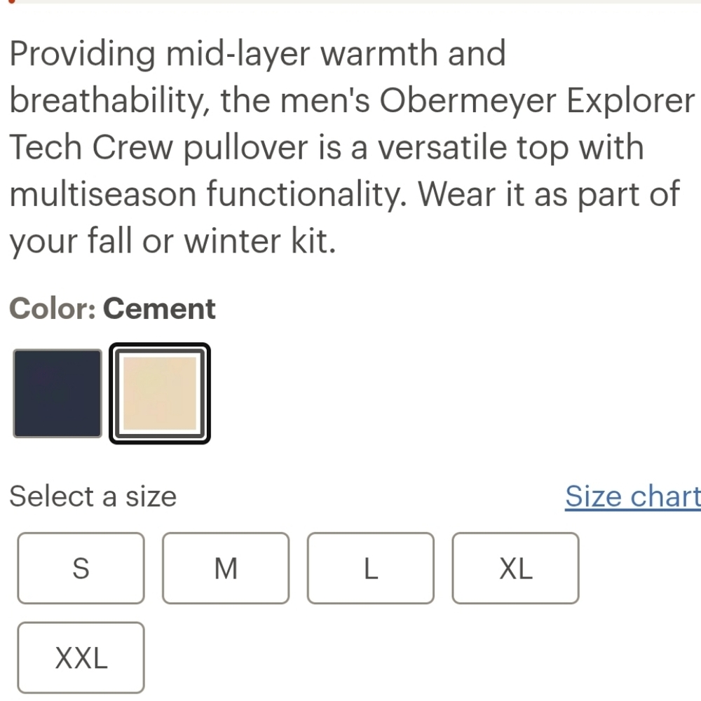 Obermeyer Explorer Tech Crew Pullover - Picture 11 of 11